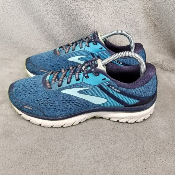 Brooks Shoes - Brooks Shoes Womens Size 9 Adrenaline GTS 18 Blue Running Sneakers